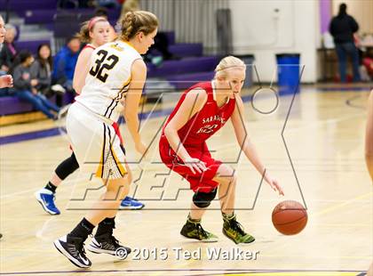 Thumbnail 2 in Saratoga vs. Mountain View (Monte Vista Tournament) photogallery.