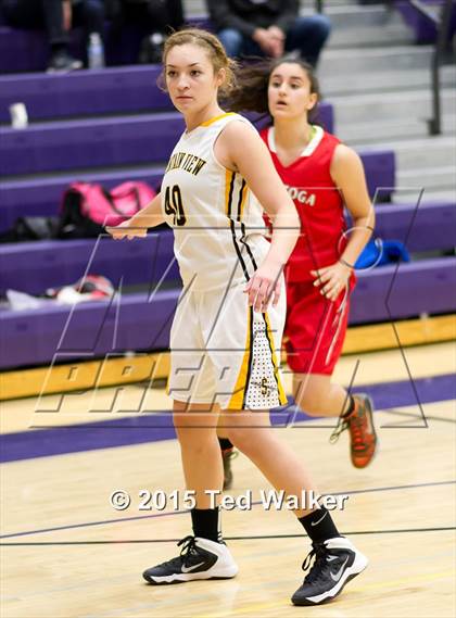 Thumbnail 1 in Saratoga vs. Mountain View (Monte Vista Tournament) photogallery.