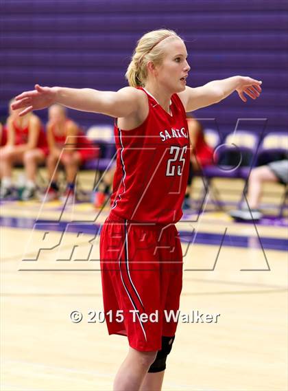 Thumbnail 1 in Saratoga vs. Mountain View (Monte Vista Tournament) photogallery.