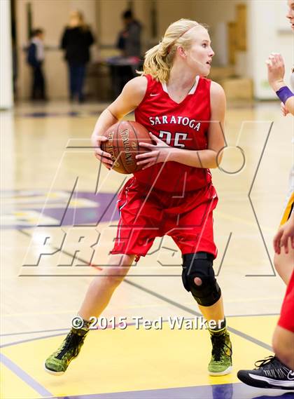 Thumbnail 3 in Saratoga vs. Mountain View (Monte Vista Tournament) photogallery.