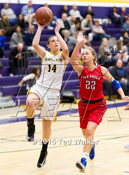 Thumbnail 2 in Saratoga vs. Mountain View (Monte Vista Tournament) photogallery.