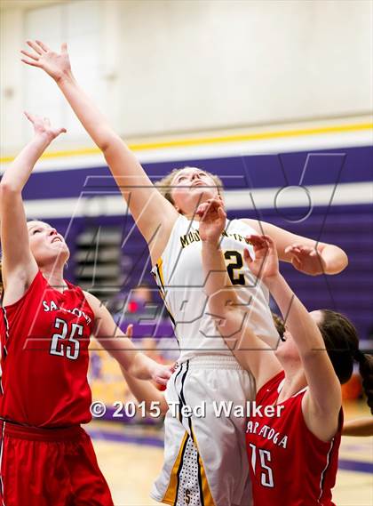 Thumbnail 3 in Saratoga vs. Mountain View (Monte Vista Tournament) photogallery.