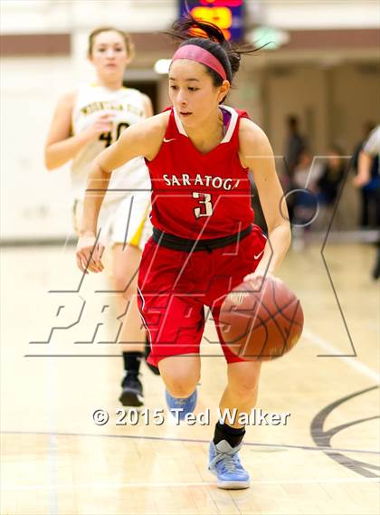 Thumbnail 2 in Saratoga vs. Mountain View (Monte Vista Tournament) photogallery.