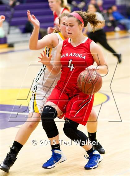 Thumbnail 3 in Saratoga vs. Mountain View (Monte Vista Tournament) photogallery.