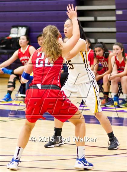 Thumbnail 1 in Saratoga vs. Mountain View (Monte Vista Tournament) photogallery.