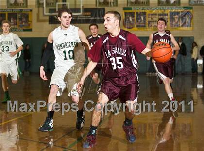 Thumbnail 1 in LaSalle Academy vs. Bishop Hendricken (RIIL D1 Quarterfinal) photogallery.