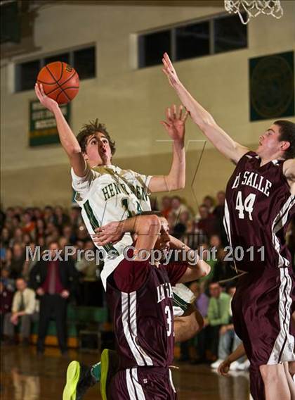 Thumbnail 1 in LaSalle Academy vs. Bishop Hendricken (RIIL D1 Quarterfinal) photogallery.