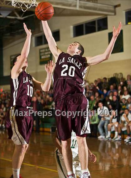 Thumbnail 2 in LaSalle Academy vs. Bishop Hendricken (RIIL D1 Quarterfinal) photogallery.