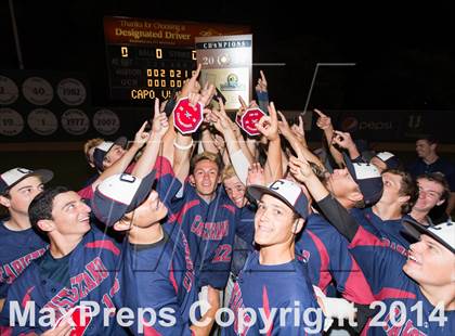 Thumbnail 3 in Sierra Canyon vs Capistrano Valley Christian (CIF-SS D6 Finals) photogallery.