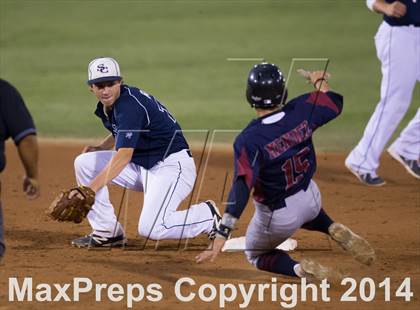 Thumbnail 3 in Sierra Canyon vs Capistrano Valley Christian (CIF-SS D6 Finals) photogallery.