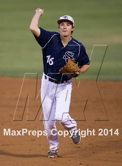 Thumbnail 2 in Sierra Canyon vs Capistrano Valley Christian (CIF-SS D6 Finals) photogallery.