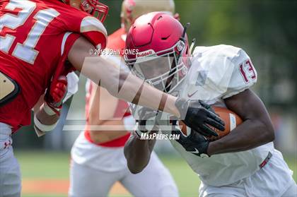 Thumbnail 1 in St. Joseph's Prep vs. Bergen Catholic (Scrimmage) photogallery.