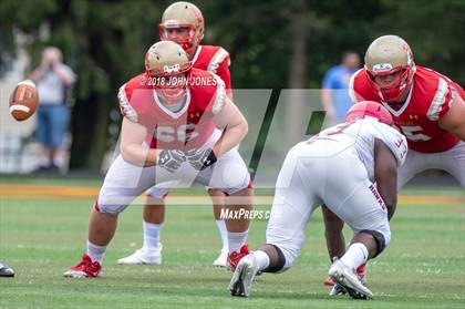 Thumbnail 2 in St. Joseph's Prep vs. Bergen Catholic (Scrimmage) photogallery.