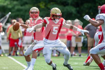 Thumbnail 3 in St. Joseph's Prep vs. Bergen Catholic (Scrimmage) photogallery.