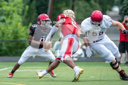 Thumbnail 1 in St. Joseph's Prep vs. Bergen Catholic (Scrimmage) photogallery.