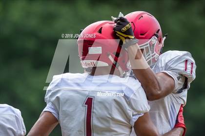 Thumbnail 1 in St. Joseph's Prep vs. Bergen Catholic (Scrimmage) photogallery.