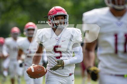 Thumbnail 2 in St. Joseph's Prep vs. Bergen Catholic (Scrimmage) photogallery.