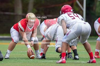 Thumbnail 2 in St. Joseph's Prep vs. Bergen Catholic (Scrimmage) photogallery.