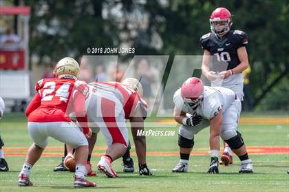 Thumbnail 1 in St. Joseph's Prep vs. Bergen Catholic (Scrimmage) photogallery.