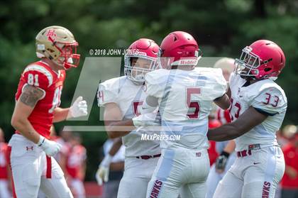 Thumbnail 1 in St. Joseph's Prep vs. Bergen Catholic (Scrimmage) photogallery.