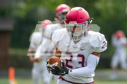 Thumbnail 3 in St. Joseph's Prep vs. Bergen Catholic (Scrimmage) photogallery.
