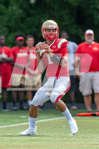Thumbnail 3 in St. Joseph's Prep vs. Bergen Catholic (Scrimmage) photogallery.