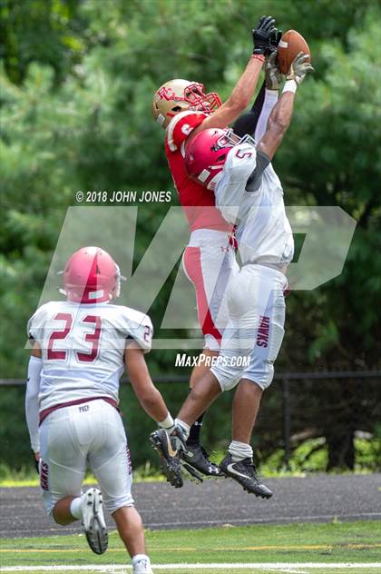 Thumbnail 1 in St. Joseph's Prep vs. Bergen Catholic (Scrimmage) photogallery.