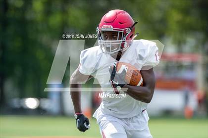Thumbnail 2 in St. Joseph's Prep vs. Bergen Catholic (Scrimmage) photogallery.
