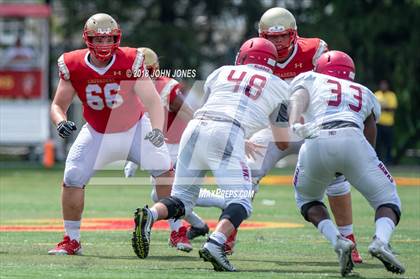 Thumbnail 2 in St. Joseph's Prep vs. Bergen Catholic (Scrimmage) photogallery.