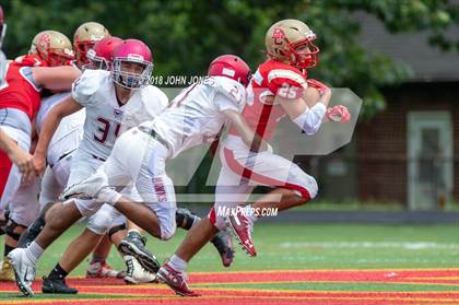 Thumbnail 2 in St. Joseph's Prep vs. Bergen Catholic (Scrimmage) photogallery.