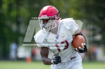 Thumbnail 3 in St. Joseph's Prep vs. Bergen Catholic (Scrimmage) photogallery.