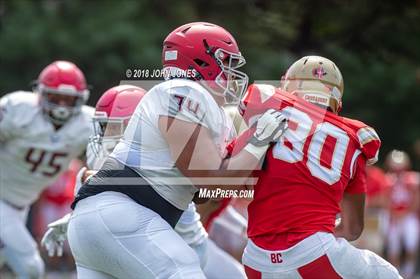Thumbnail 2 in St. Joseph's Prep vs. Bergen Catholic (Scrimmage) photogallery.
