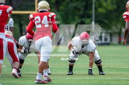 Thumbnail 3 in St. Joseph's Prep vs. Bergen Catholic (Scrimmage) photogallery.