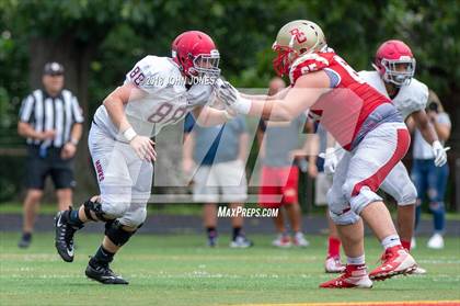 Thumbnail 2 in St. Joseph's Prep vs. Bergen Catholic (Scrimmage) photogallery.