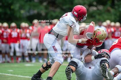 Thumbnail 3 in St. Joseph's Prep vs. Bergen Catholic (Scrimmage) photogallery.