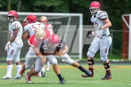 Thumbnail 3 in St. Joseph's Prep vs. Bergen Catholic (Scrimmage) photogallery.