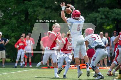 Thumbnail 1 in St. Joseph's Prep vs. Bergen Catholic (Scrimmage) photogallery.