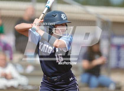 Thumbnail 3 in Bethlehem Christian Academy vs Strong Rock Christian (GIAA 3A Round 1 Playoff) photogallery.
