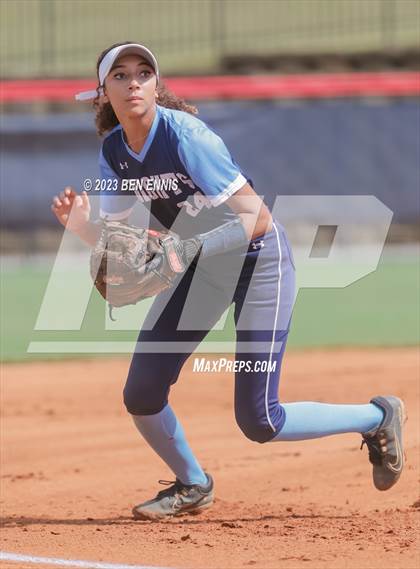 Thumbnail 3 in Bethlehem Christian Academy vs Strong Rock Christian (GIAA 3A Round 1 Playoff) photogallery.