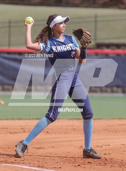 Thumbnail 3 in Bethlehem Christian Academy vs Strong Rock Christian (GIAA 3A Round 1 Playoff) photogallery.