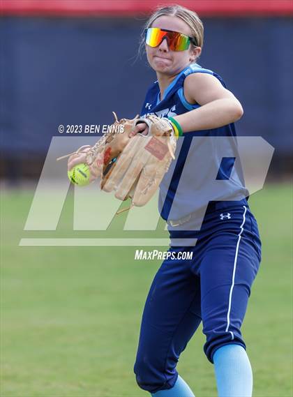 Thumbnail 3 in Bethlehem Christian Academy vs Strong Rock Christian (GIAA 3A Round 1 Playoff) photogallery.