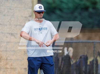 Thumbnail 3 in Bethlehem Christian Academy vs Strong Rock Christian (GIAA 3A Round 1 Playoff) photogallery.