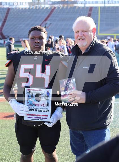 Thumbnail 2 in Conway Christian vs. East Poinsett County (AAA 2A State Final) photogallery.