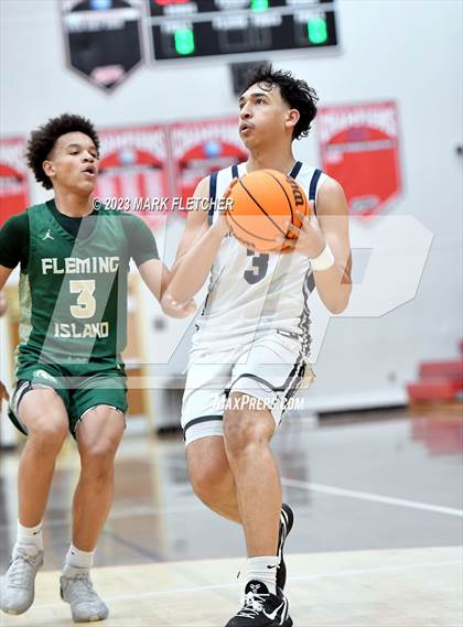 Thumbnail 1 in Lake Howell vs Fleming Island (New Year's Shootout at New Smyrna Beach) photogallery.