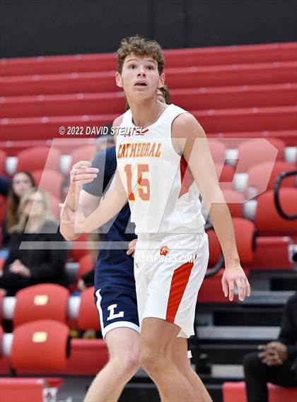 Thumbnail 3 in Loyola vs. Cathedral Catholic (Fr. Barry Christmas Classic) photogallery.