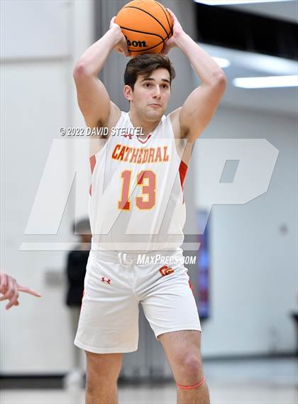 Thumbnail 3 in Loyola vs. Cathedral Catholic (Fr. Barry Christmas Classic) photogallery.