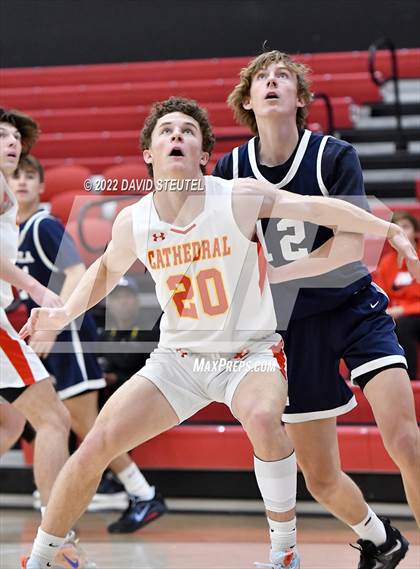 Thumbnail 3 in Loyola vs. Cathedral Catholic (Fr. Barry Christmas Classic) photogallery.