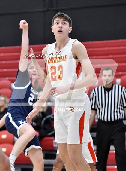 Thumbnail 3 in Loyola vs. Cathedral Catholic (Fr. Barry Christmas Classic) photogallery.