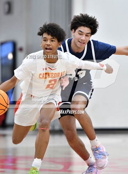 Thumbnail 2 in Loyola vs. Cathedral Catholic (Fr. Barry Christmas Classic) photogallery.