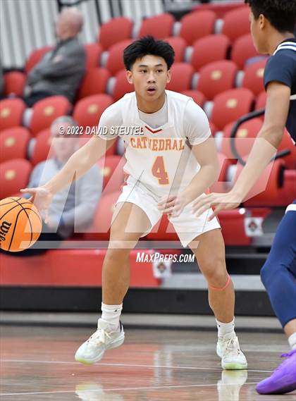 Thumbnail 3 in Loyola vs. Cathedral Catholic (Fr. Barry Christmas Classic) photogallery.